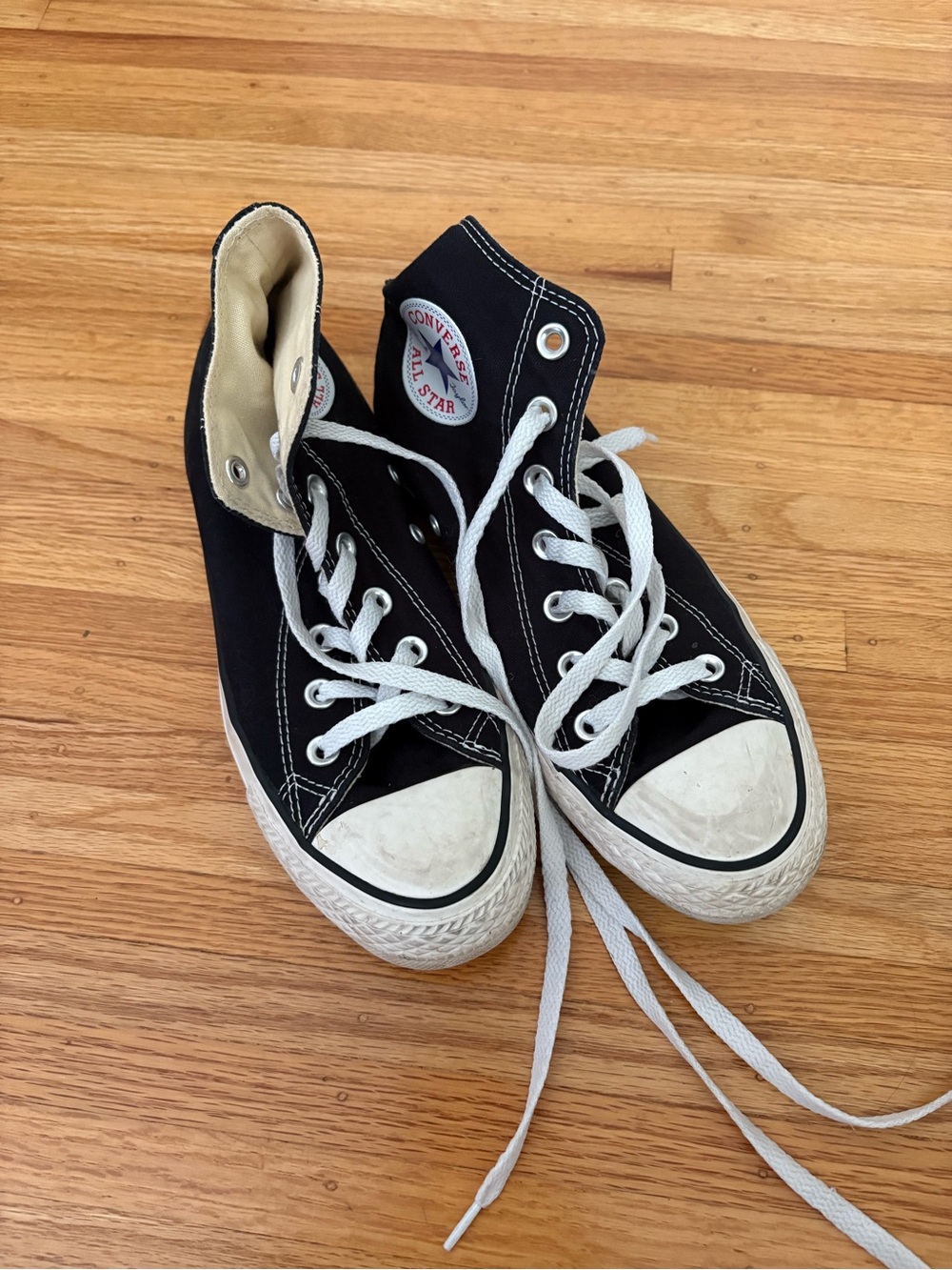 Converse Black High Top Sneakers